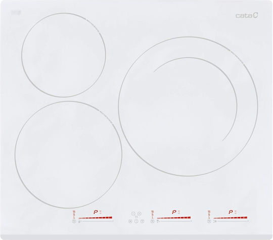 Cata Induction Cooktop Autonomous 59x52εκ. White