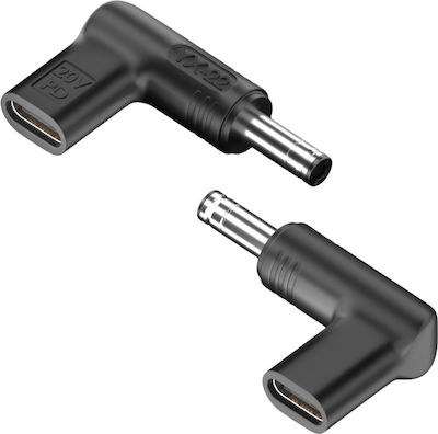 Powertech Conector pentru încărcător USB-C pentru Lenovo 4x1,7 mm, negru