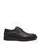 Damiani Men's Leather Casual Shoes Black