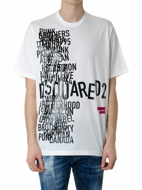 Dsquared2 Men's Short Sleeve Blouse White