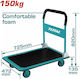 Total Plattformwagen Folding for Load Weight up to 150kg in Rosa Color