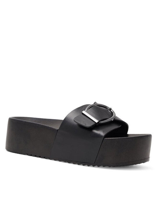 Damen Flache Sandalen in Schwarz Farbe