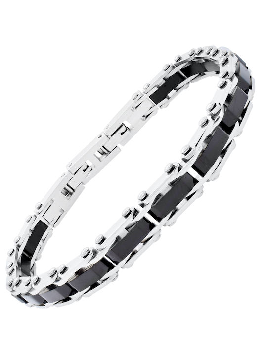 Xrisokosmima Herren Armband aus Stahl