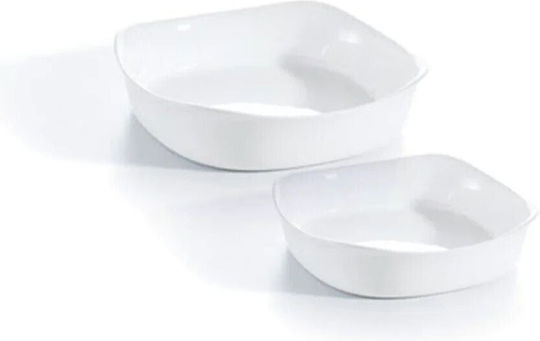 Luminarc Glass Square Heat-Resistant Cookware 2pcs