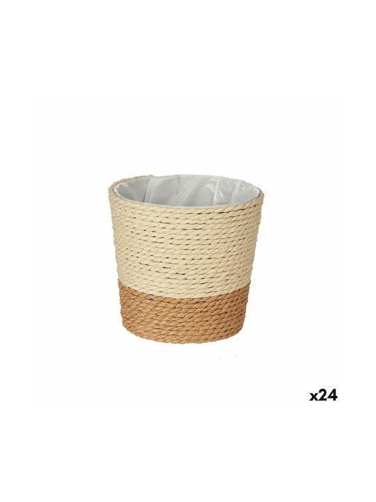 Ibergarden Flower Pot 11x11cm Natural Coffee 499273