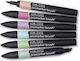 Winsor & Newton Μαρκαδόροι Σχεδίου Σετ 6 χρώματα