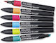 Winsor & Newton Μαρκαδόρος Σχεδίου Πολύχρωμος