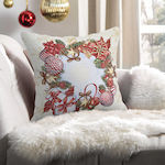 Lino Home Christmas Decorative Pillowcase Beige 53x53pcs 3200001470