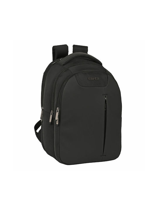 Safta Business Rucksack mit USB-Anschluss Schwarz