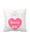 VOUR VOUR Throw Pillow Sofa Cushion The Godmother Says Yes White 35x35cm
