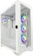 LC-Power Gaming 806W - Crosswind_X Midi Tower Κουτί Υπολογιστή με Πλαϊνό Παράθυρο Λευκό