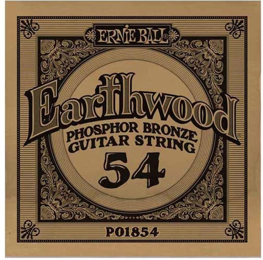 Ernie Ball Μονή Χορδή Phosphor Bronze Ακουστικής Κιθάρας 54"