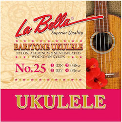La Bella Комплект Найлон Хорди за Укулеле 25 Baritone