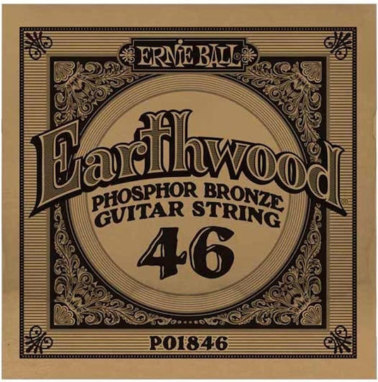 Ernie Ball Μονή Χορδή Phosphor Bronze Ακουστικής Κιθάρας 46"