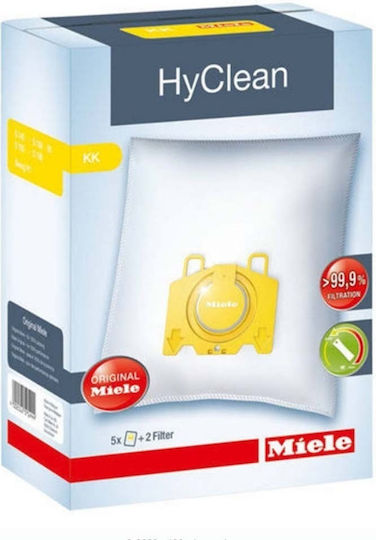 Miele Hyclean Σακούλες Σκούπας 5τμχ Συμβατή με Σκούπα Miele
