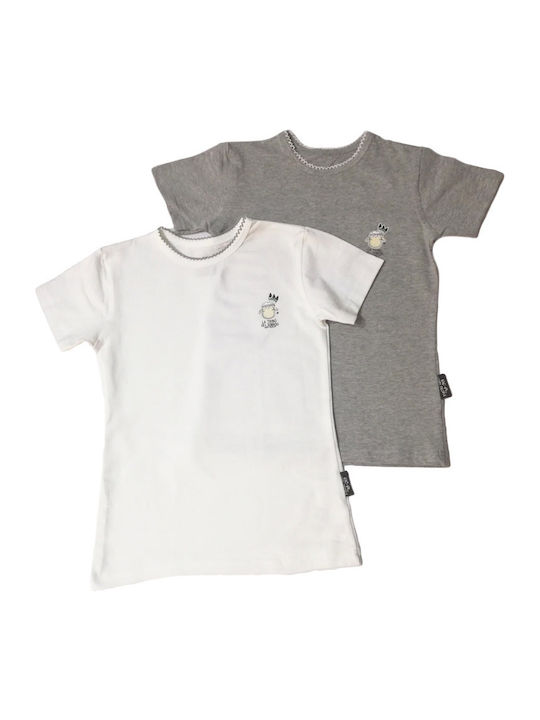 Happy People Kids' Set with Undershirts Gray