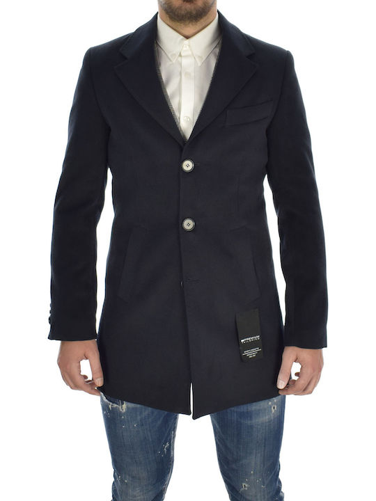 Premium Men's Coat Blue