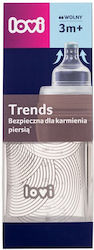 Lovi Baby Sticlă de Plastic pentru Bebeluși Trends Anti-Colici cu Tetină de Silicon 250ml 1buc