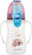 Canpol Babies Kunststoff Babyflasche Gegen Koliken mit Silikon Sauger für 3+ Monate Rosa 240ml