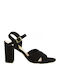 Leder Sandalen Schwarz