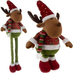 Ruhhy Christmas Plastic Figure Reindeer Height 62cm