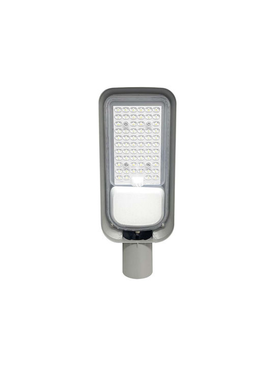 V-TAC Outdoor Floor Lamp LED Road 50W with Cold White Light IP65 Gray