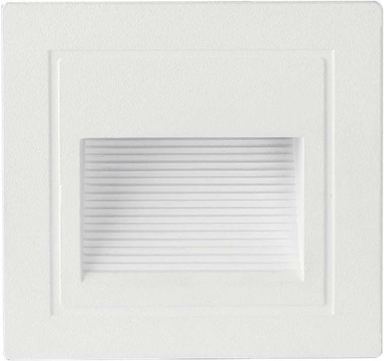 V-TAC Wall-Mounted Outdoor Ceiling Light LED IP65 5W with Warm White Light 8.4x8.4x5εκ.