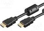 Goobay HDMI 1.4 Cable HDMI male - HDMI male 2m Μαύρο