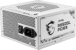 MSI MAG A850GL PCIE5 850W White Computer Power ...