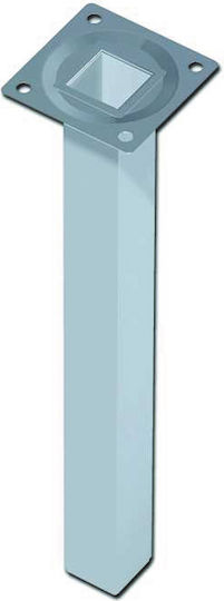 Metallic Furniture Leg Suitable for Table / Coffee Table 2.5x2.5x10cm Black