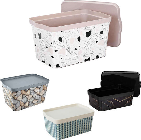 Viosarp Пластмаса Кутия за съхранение с капак 21x14x11см 1бр