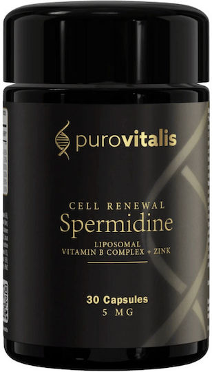 Purovitalis Spermidine Fusion 5mg Ειδικό Συμπλήρωμα Διατροφής 30 κάψουλες