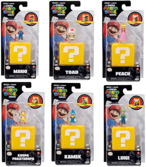 Jakks Pacific Super Mario Figurine 3cm 6 Bucăți