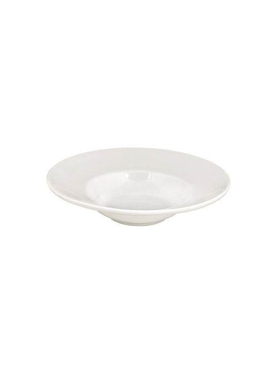 Oriana Ferelli Plate Pasta made of Porcelain White with Diameter 24cm 6pcs