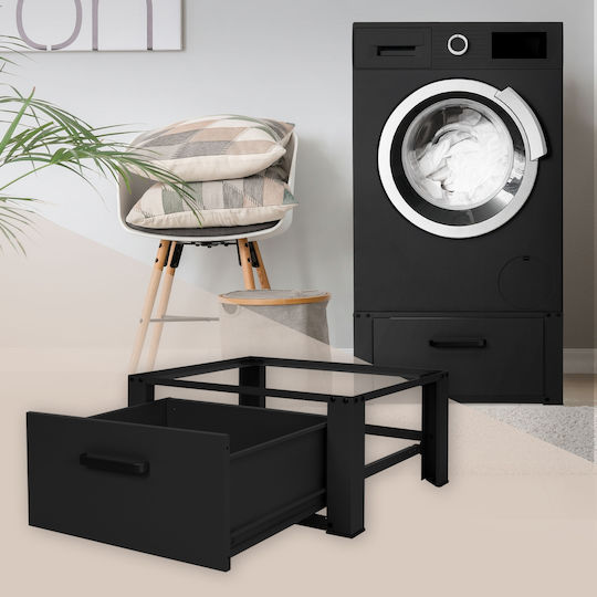 ML-Design 490009214 Монтиране За Пералня/Сушилня от Метал с Чекмедже 63x54εκ. 1бр