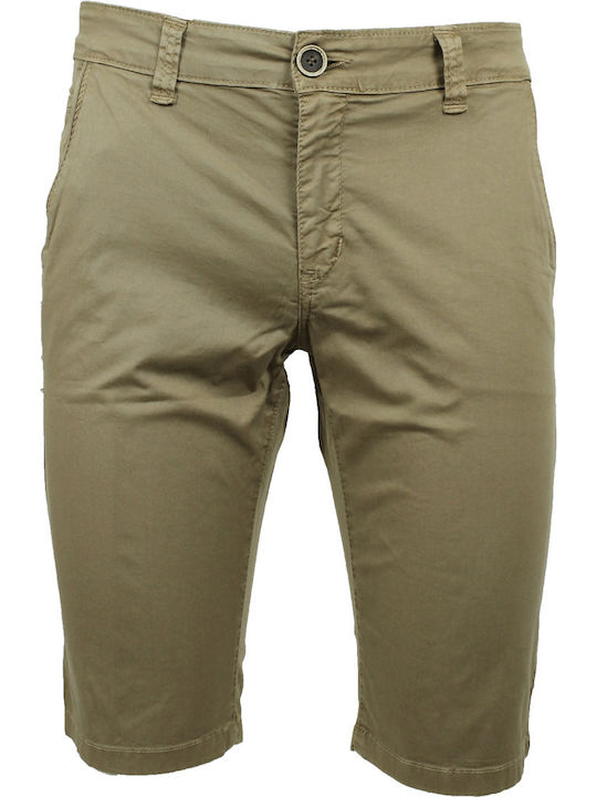Men's Shorts BERMUDA DAMAGED -BEIGE Beige