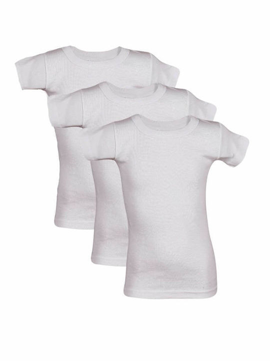 Onurel Kinder-Set mit Unterhemden White 3Stück