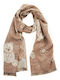 Verde Women's Wool Scarf Beige