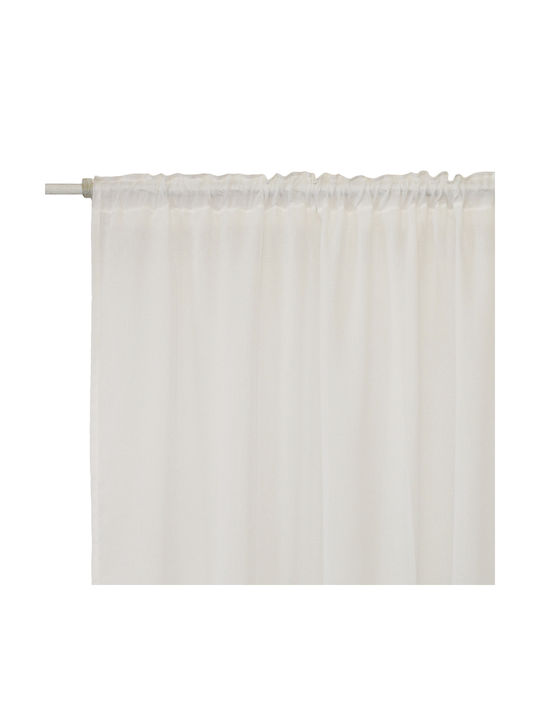 Decocraft Curtain with Pencil Pleat Doll White 140x270cm