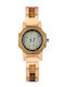 Bobo Bird Women's Watch with Brown Wooden Bracelet