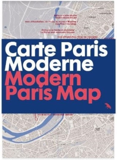 Modern Paris Map