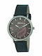Snooz Men's Watch 40mm Battery with Black Leather Strap