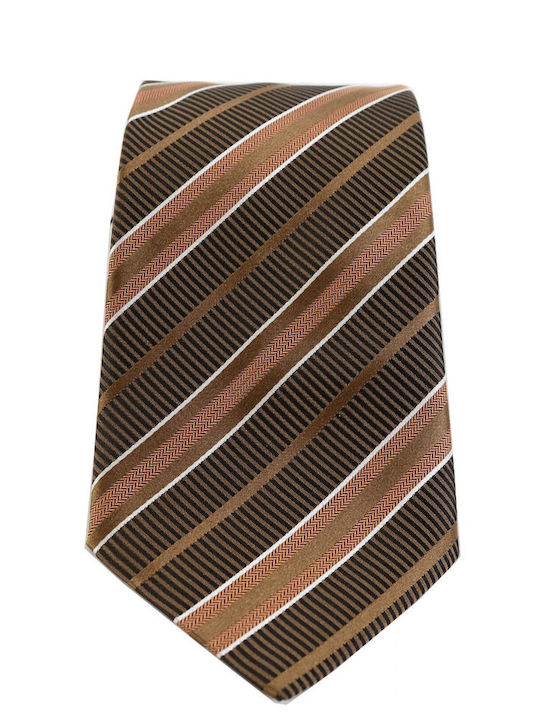 Hugo Boss Men's Tie Silk Printed in Gold Color