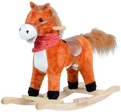 Blue Toys Fabric Rocking Toy Horse