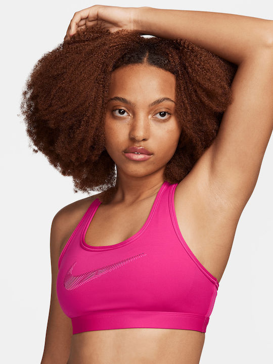 Nike Dri-Fit Swoosh Women's Sports Bra with Lig...
