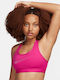 Dri-Fit Swoosh Women's Sports Bra with Light Padding Fireberry/Red Stardust/Purple Ink
