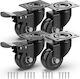Gbl Castor Furniture Wheel Suitable for Wheeled Black 4buc