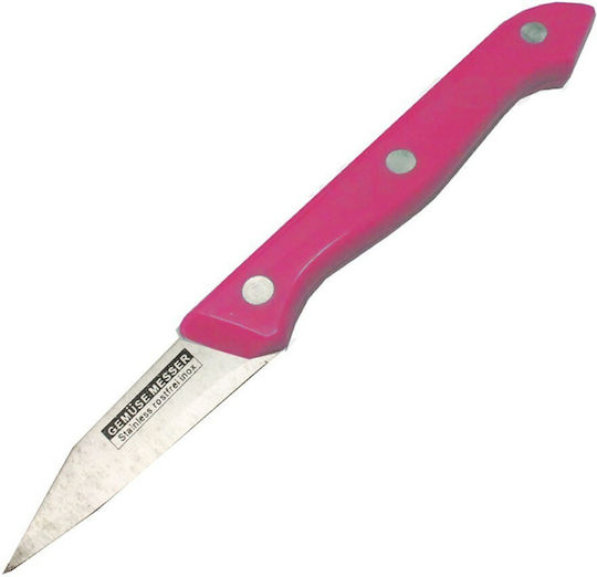 HOMie Messer Peeling aus rostfreiem Stahl Pink 8cm