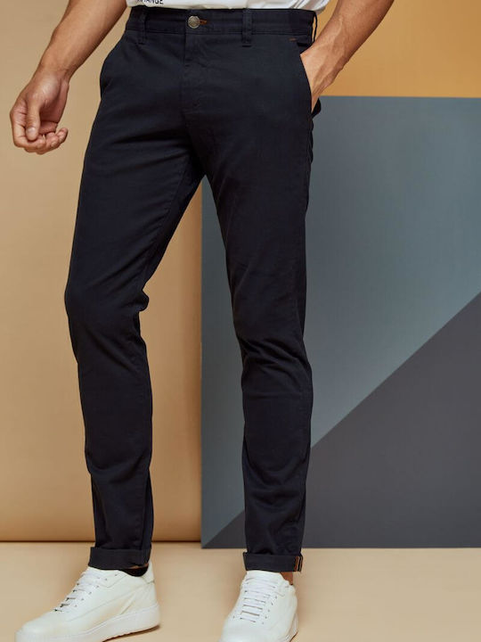 Edward Jeans Men's Chino Elastic Regular Fit Bl...