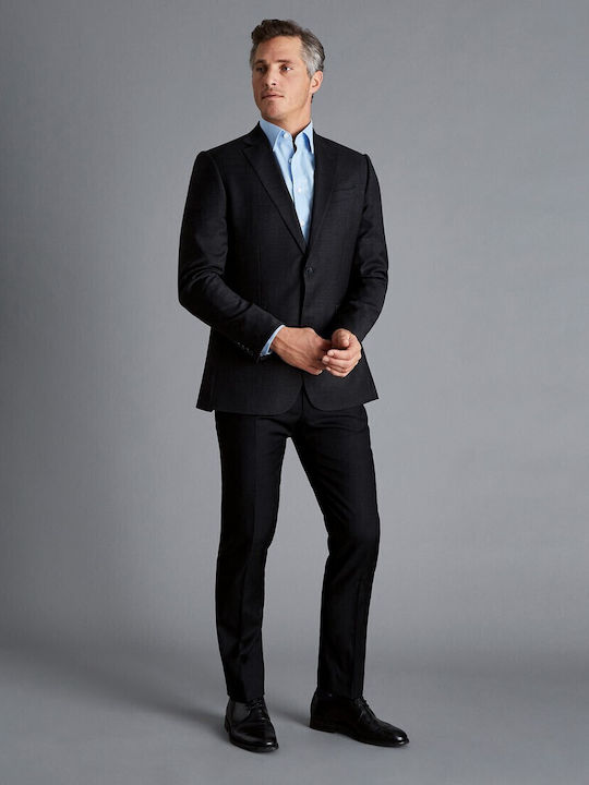 Charles Tyrwhitt Pantaloni pentru bărbați Negru